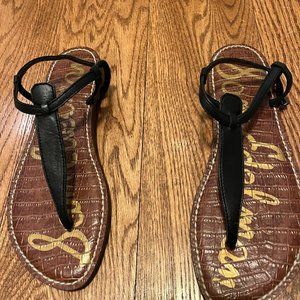 Sam Edelman Black Thong Sandals- Size 8 NEW